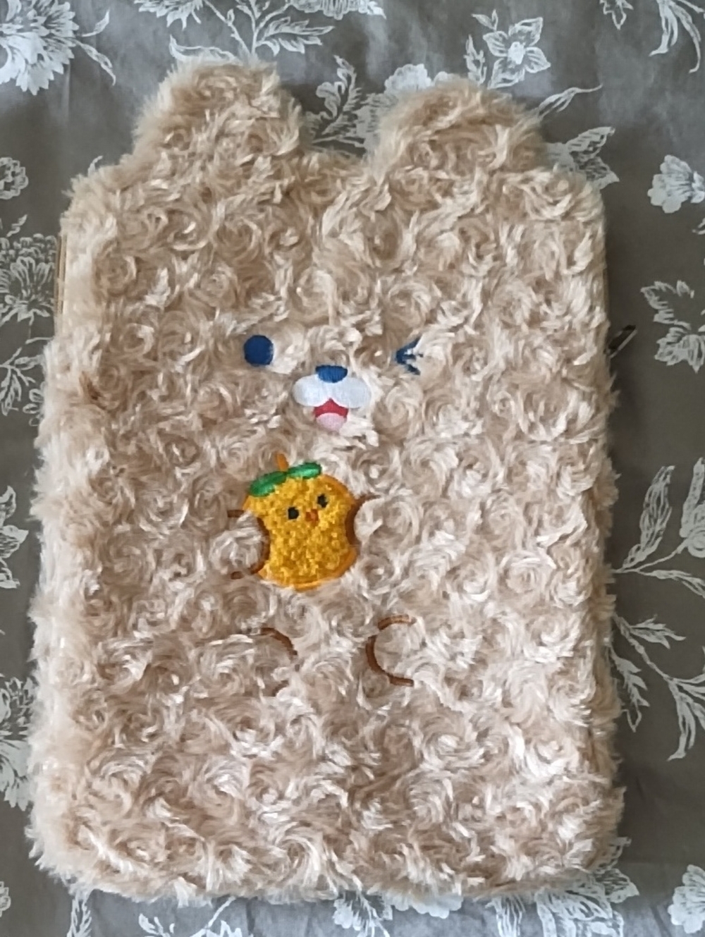Teddy Bear Tablet/iPad Sleeve Case Cover in Beige